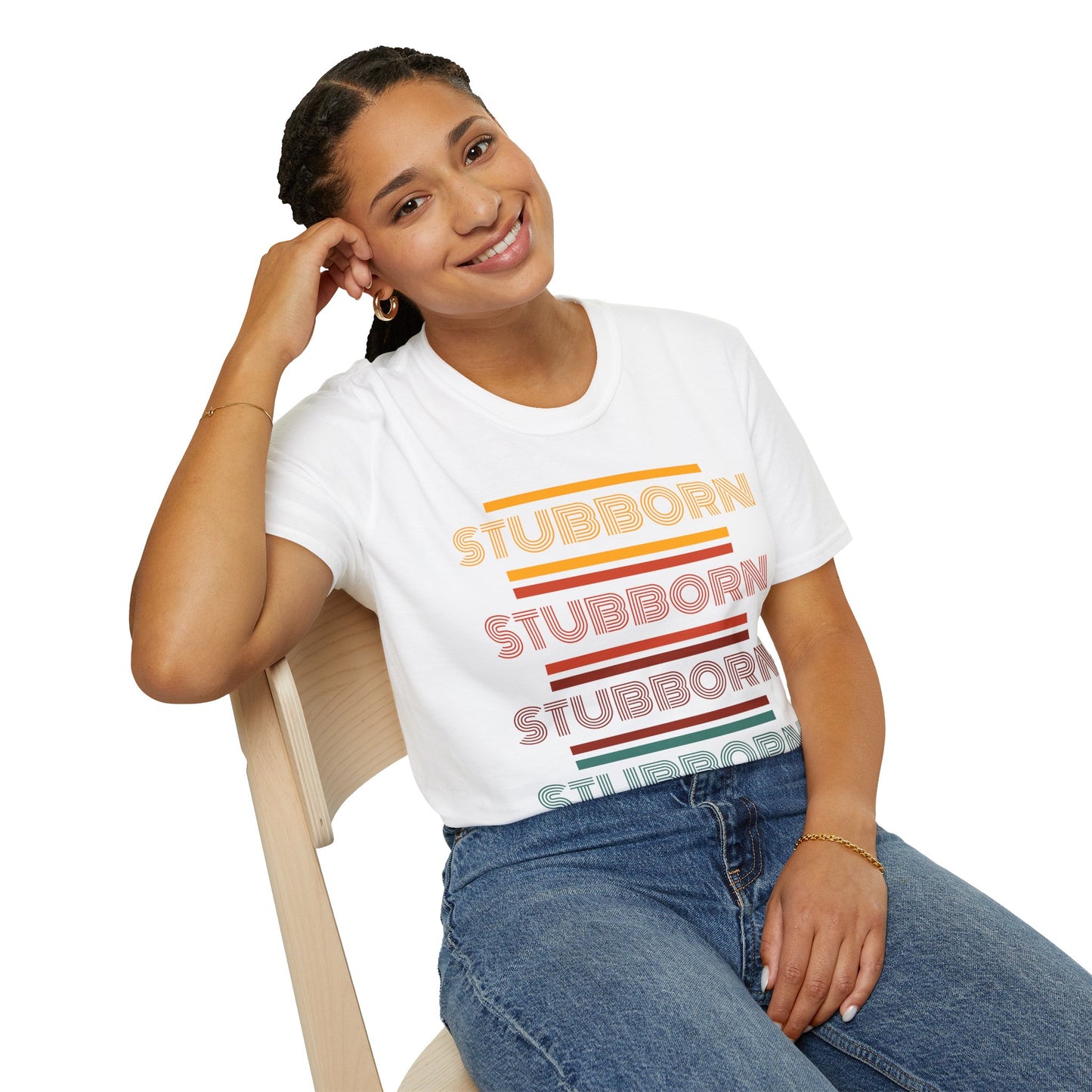 Stay Stubborn Retro - Women's T-Shirt