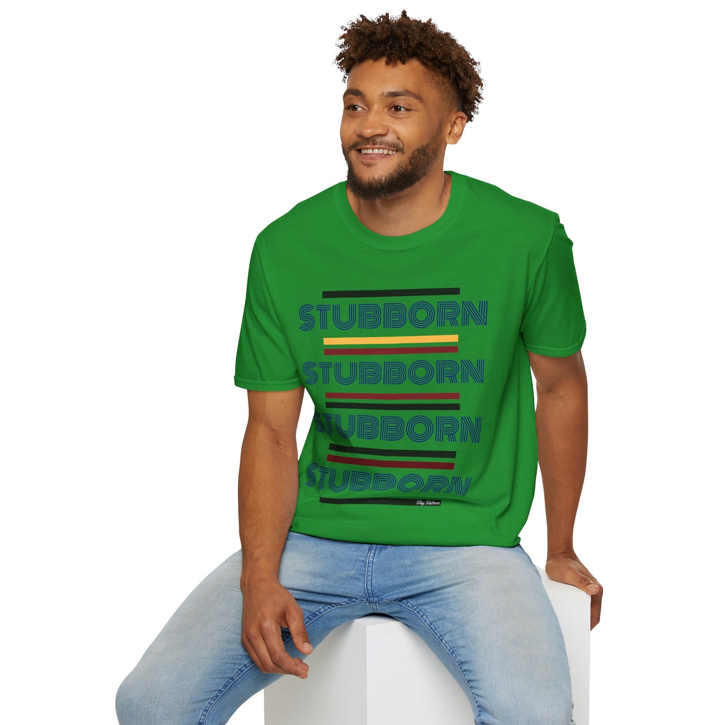 Stay Stubborn Retro - Men's T-Shirt