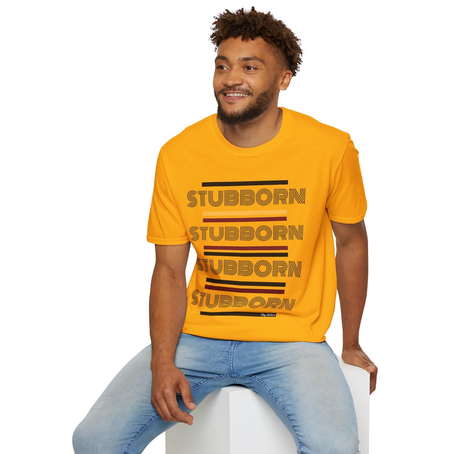 Stay Stubborn Retro - Men's T-Shirt