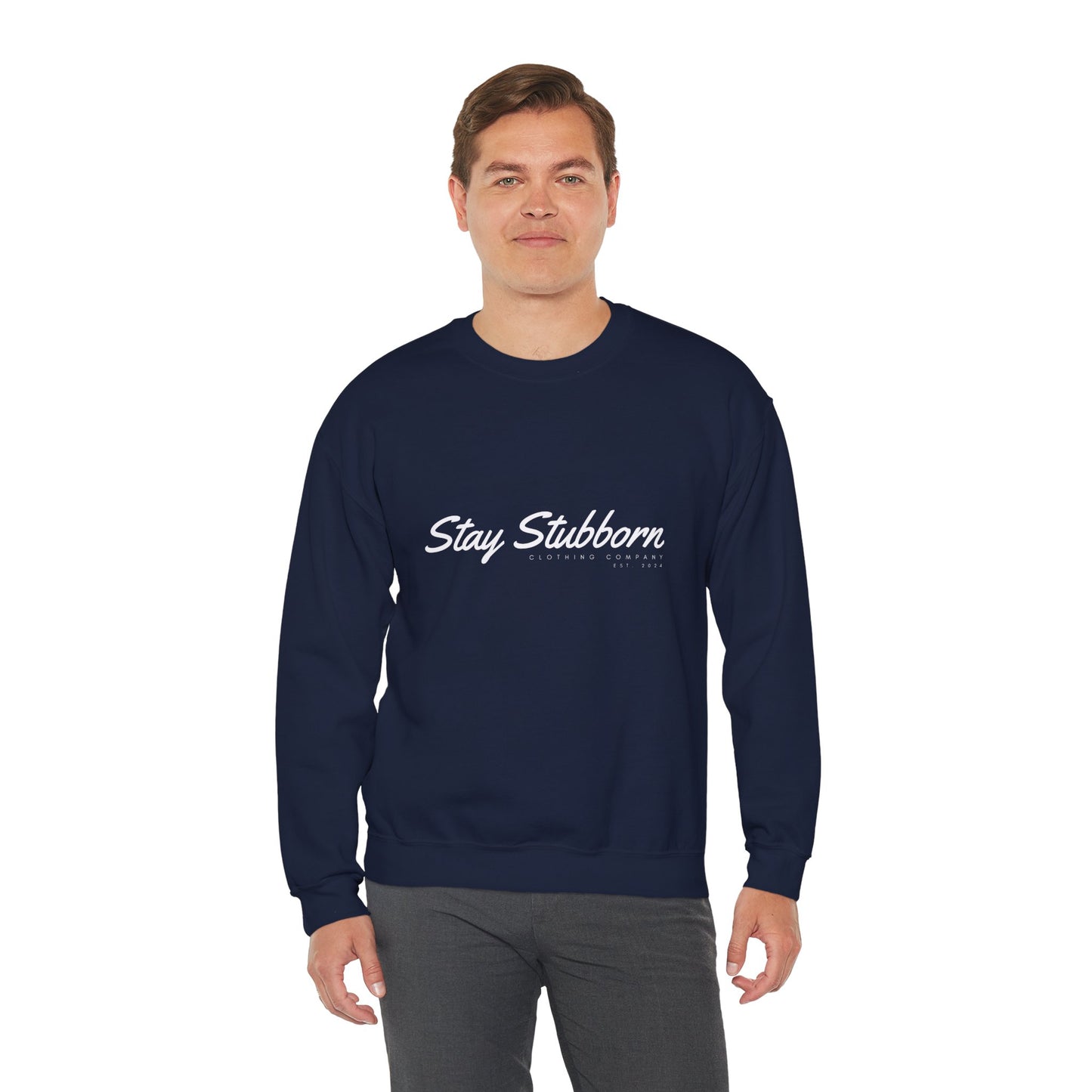 Stubborn - Men's Crewneck Sweatshirt