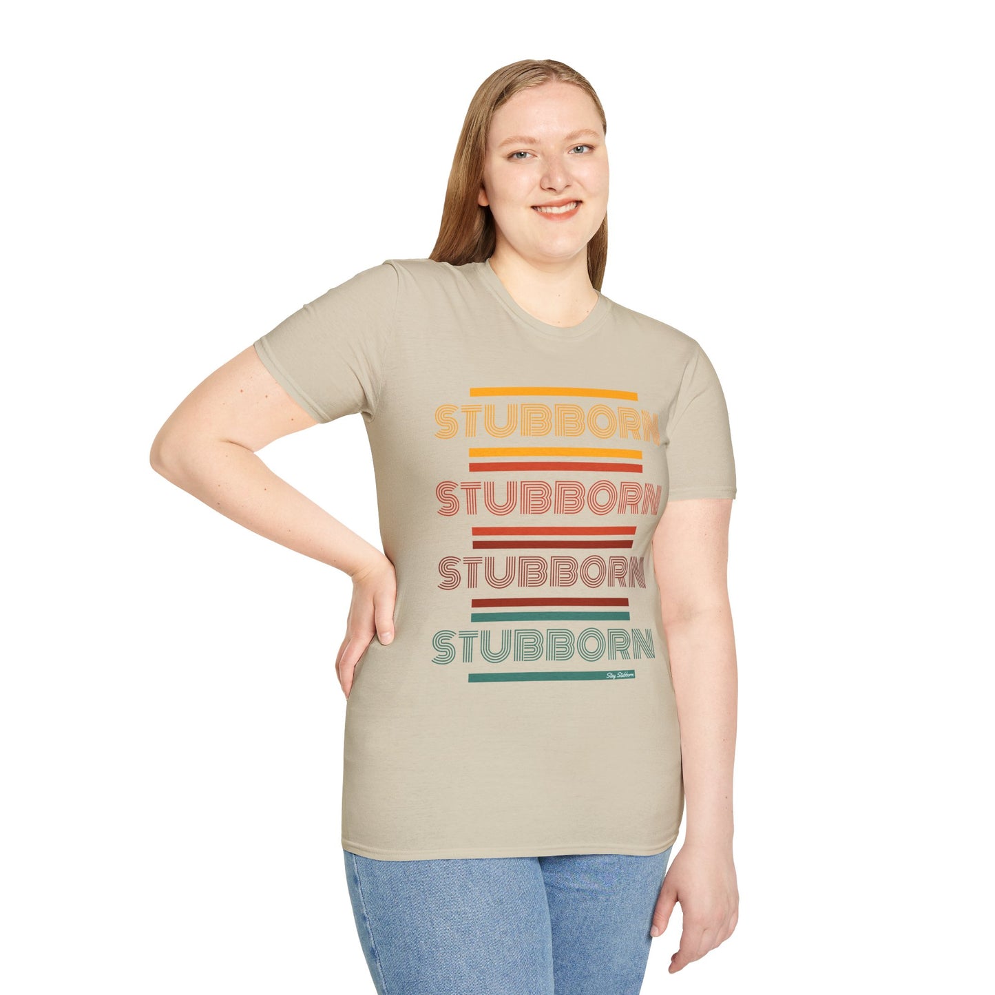 Stay Stubborn Retro - Women's T-Shirt