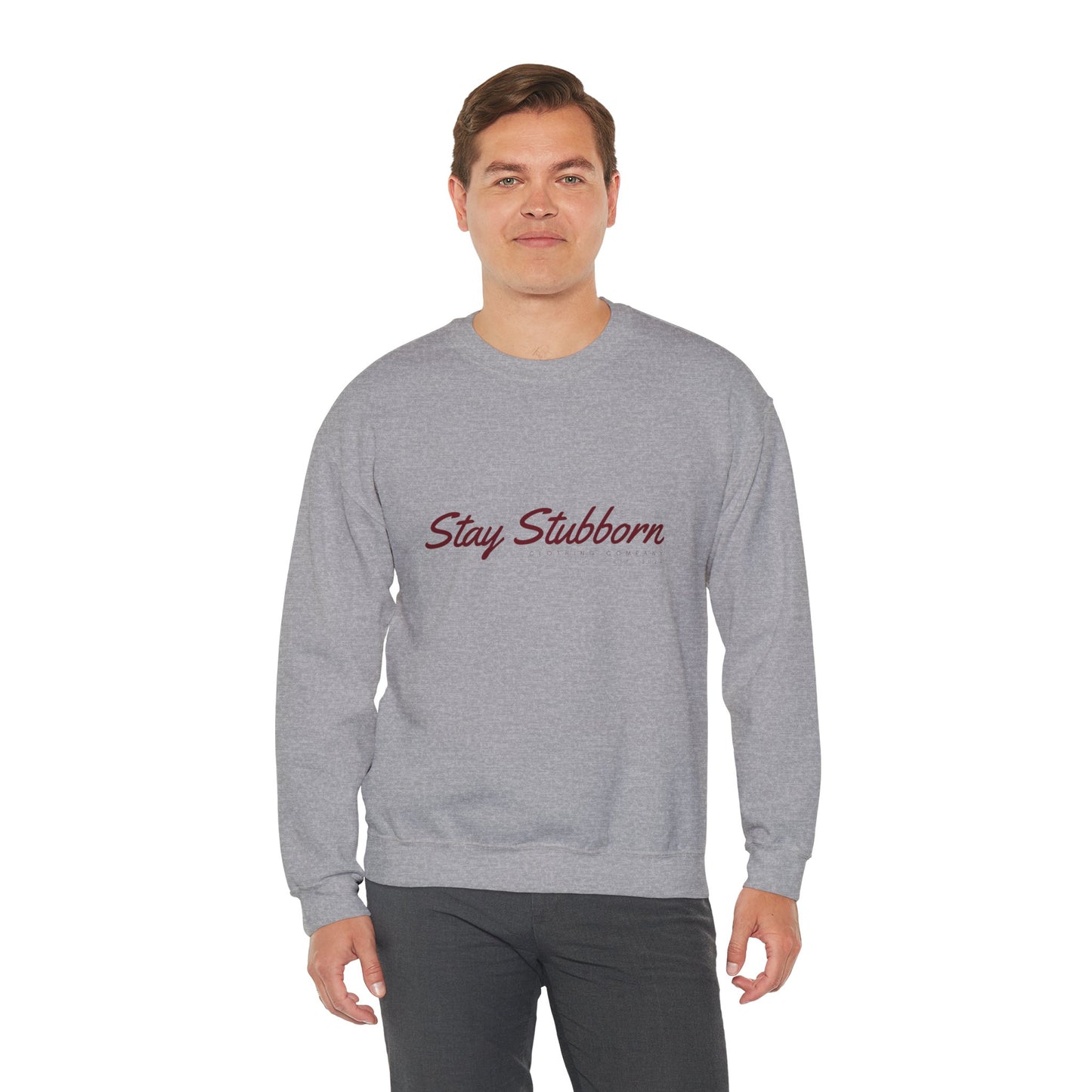 Stubborn - Men's Crewneck Sweatshirt