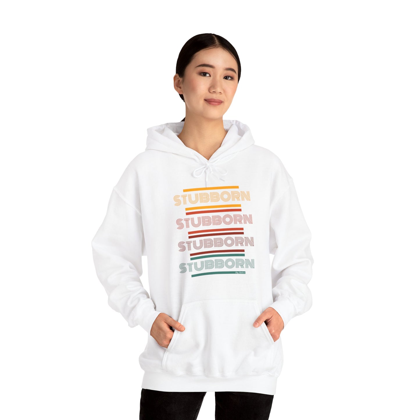 Stay Stubborn Retro - Women's Hoodie