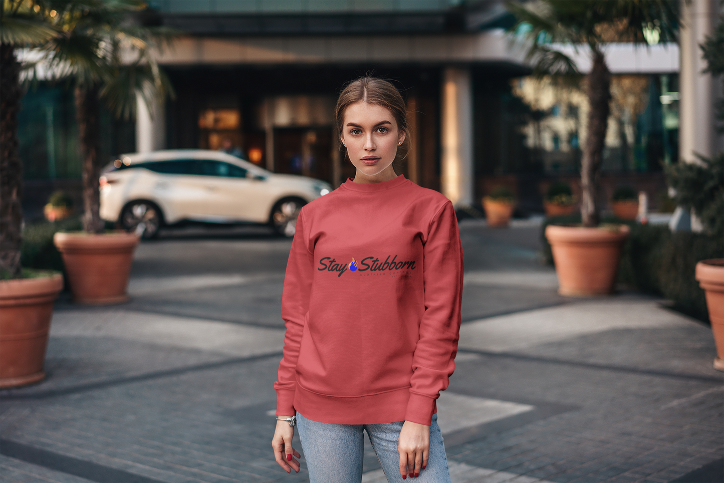 Stubborn - Women's Crewneck Sweatshirt