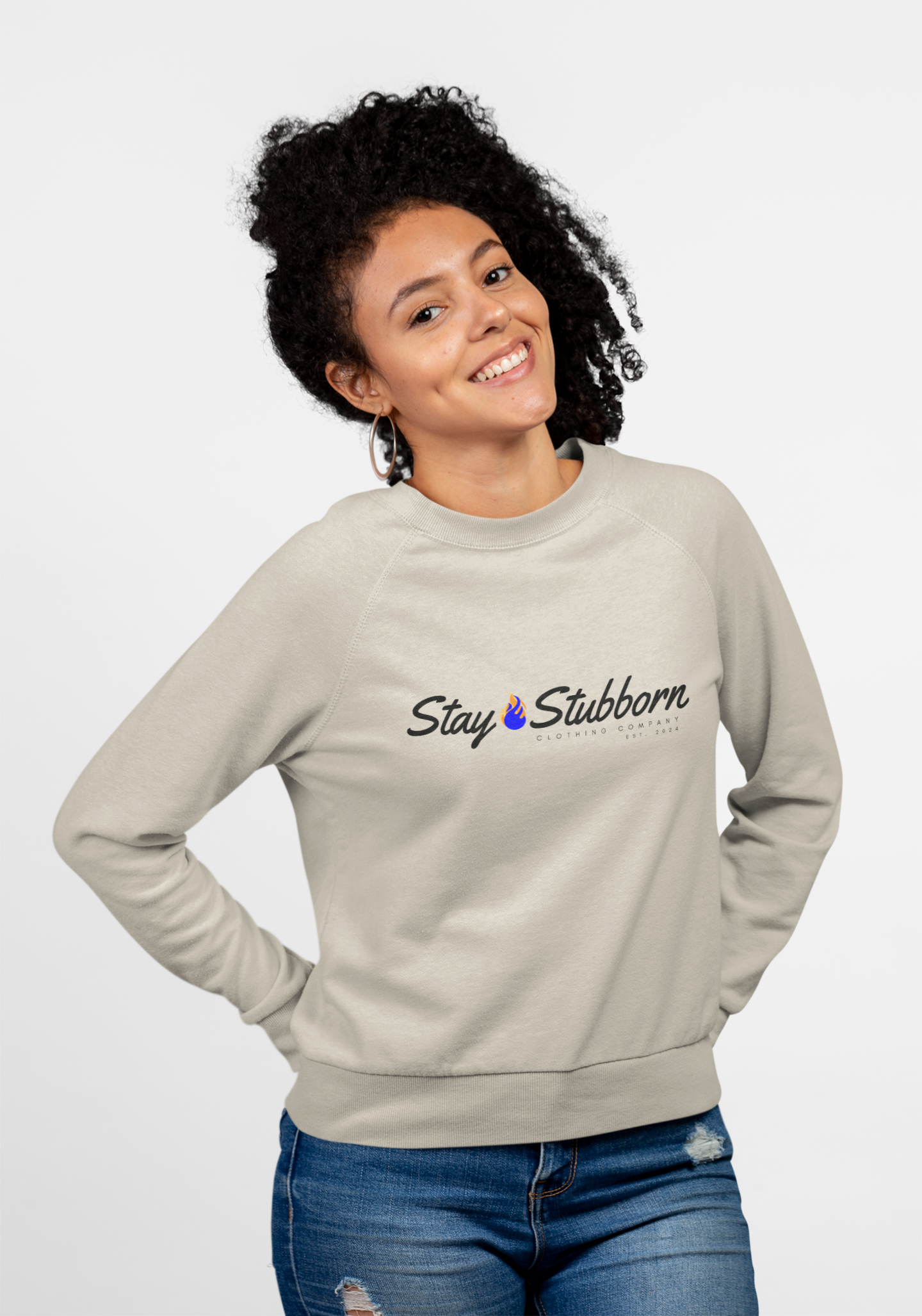 Stubborn - Women's Crewneck Sweatshirt