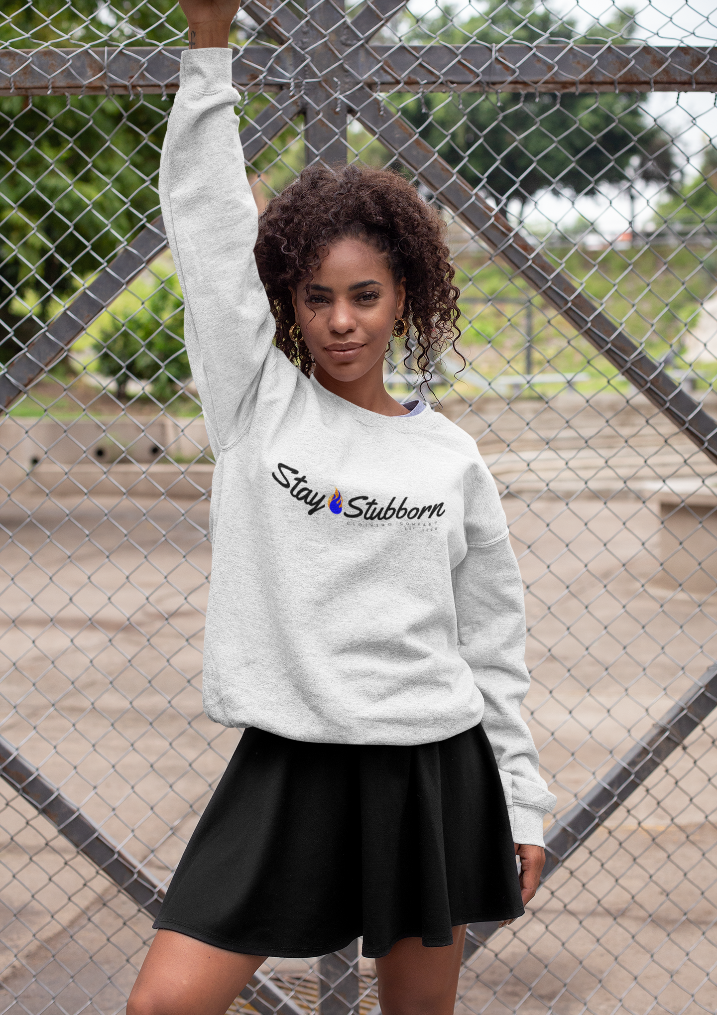 Stubborn - Women's Crewneck Sweatshirt