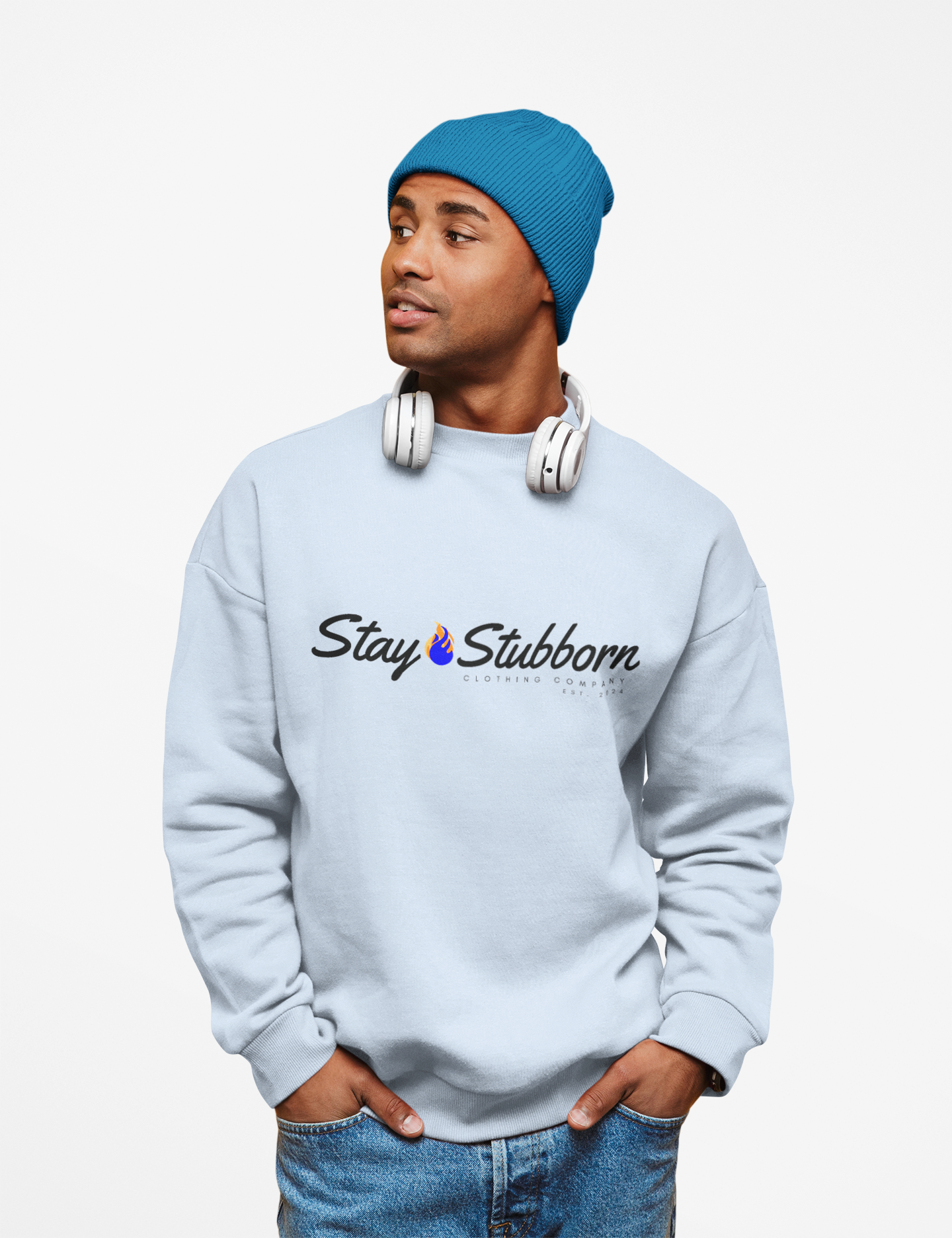 Stubborn - Men's Crewneck Sweatshirt