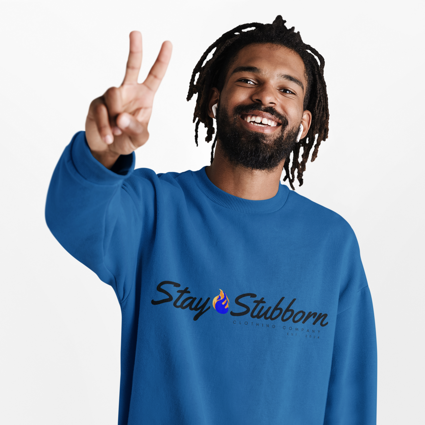 Stubborn - Men's Crewneck Sweatshirt
