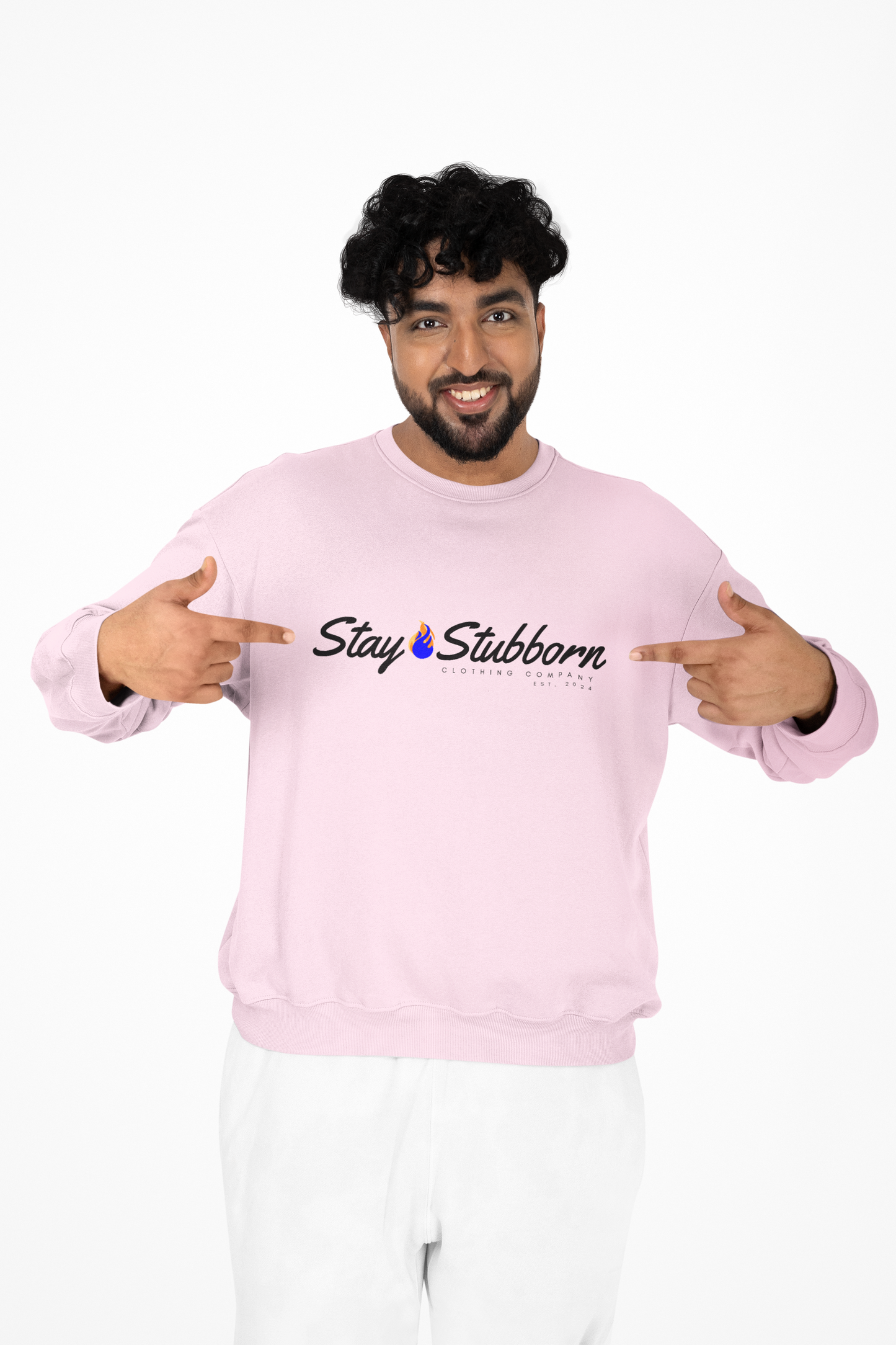 Stubborn - Men's Crewneck Sweatshirt