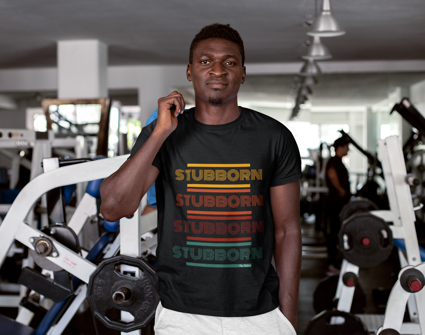 Stay Stubborn Retro - Men's T-Shirt