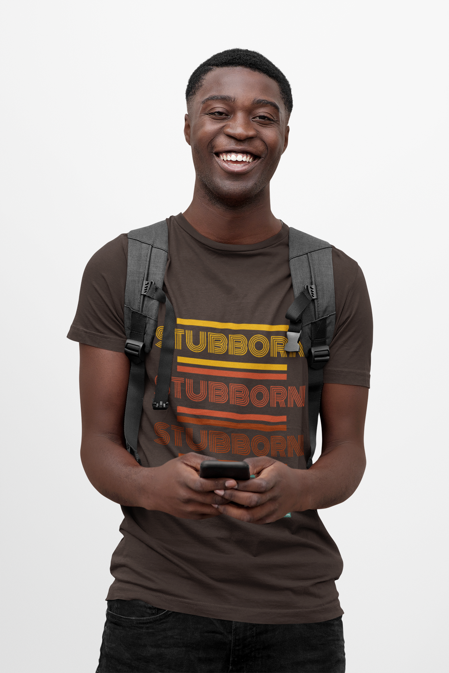 Stay Stubborn Retro - Men's T-Shirt