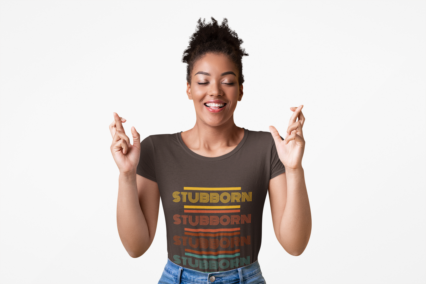 Stay Stubborn Retro - Women's T-Shirt