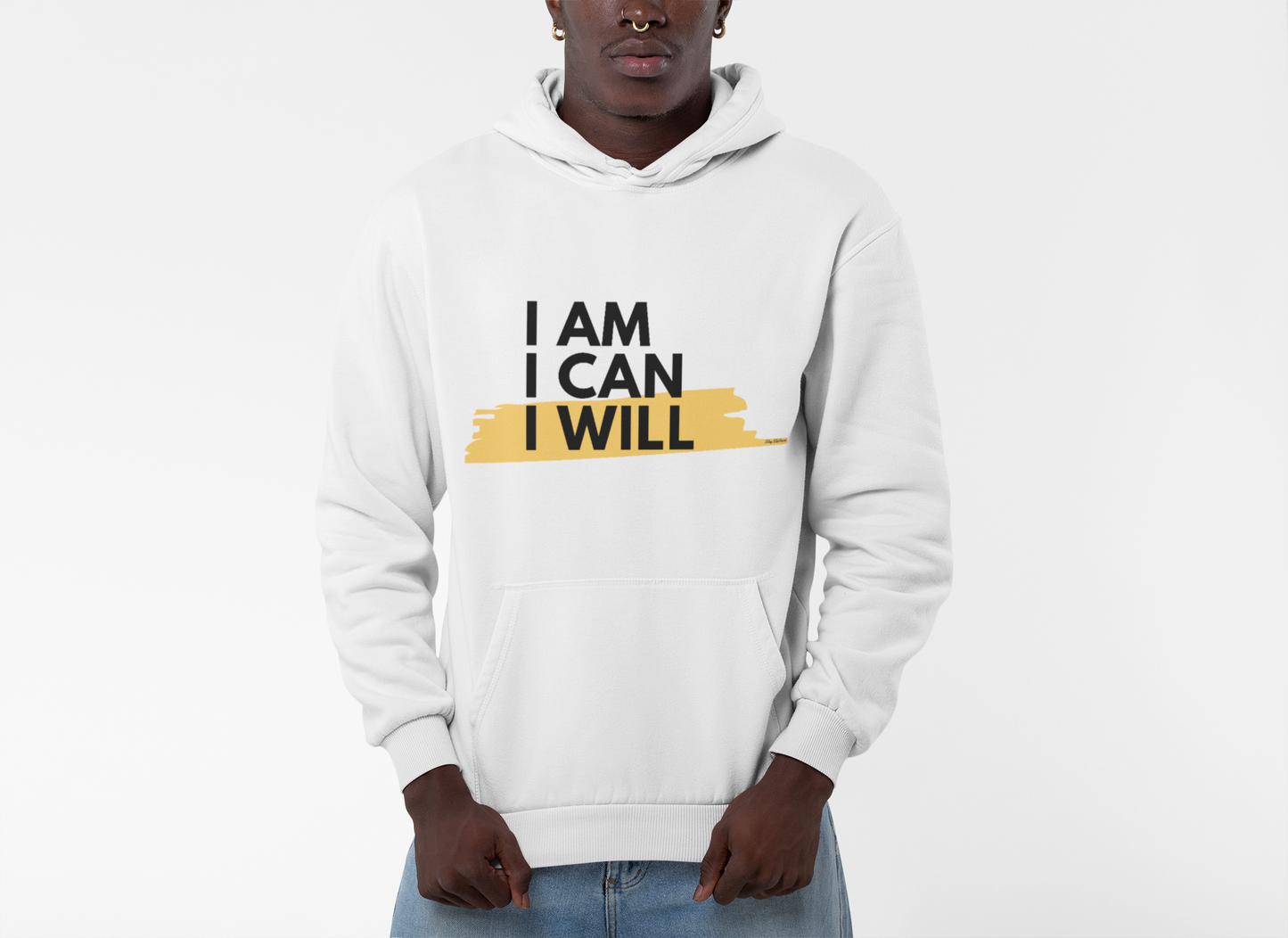 I AM, I CAN, I WILL - Men's Hoodie