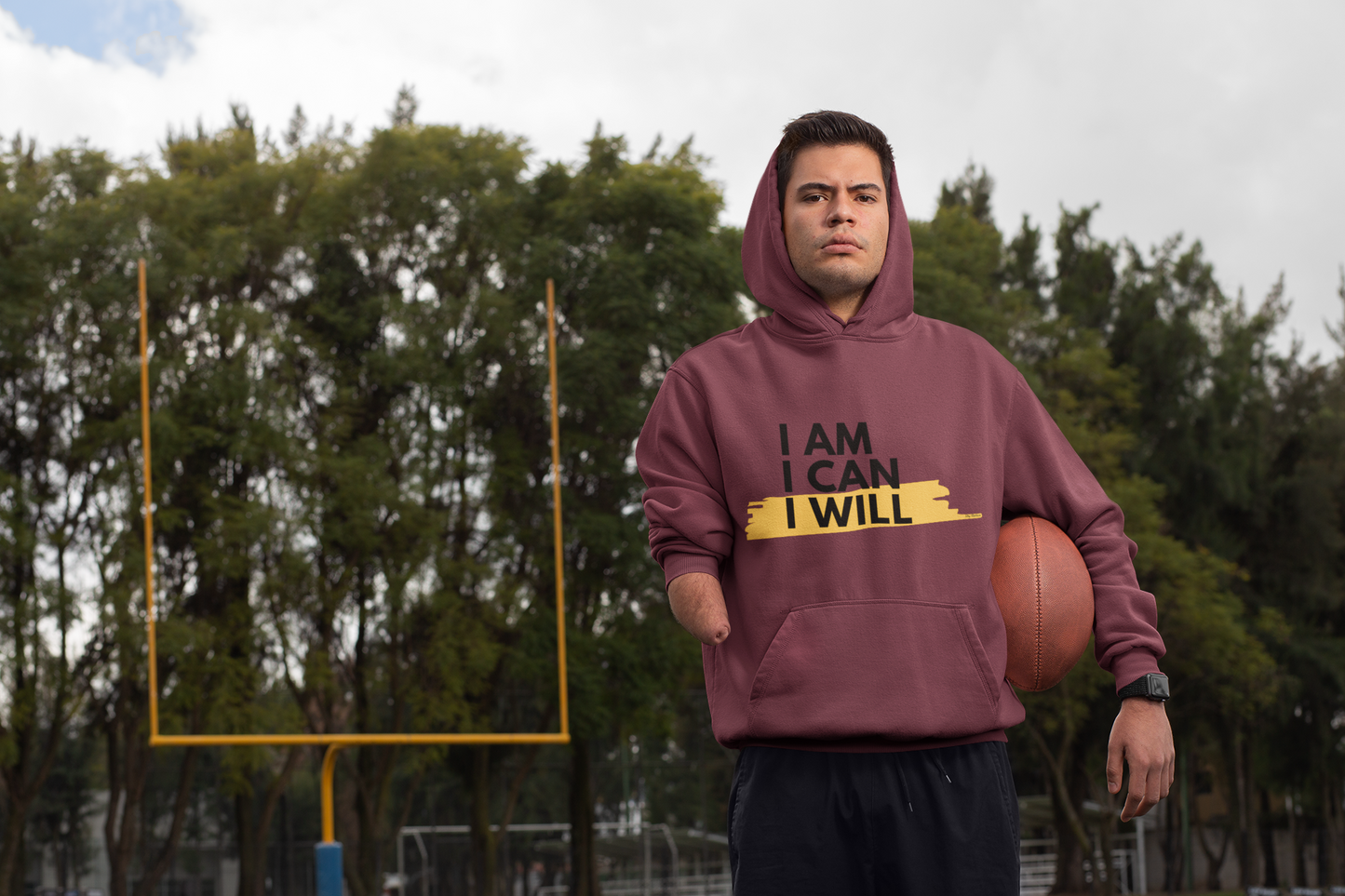 I AM, I CAN, I WILL - Men's Hoodie