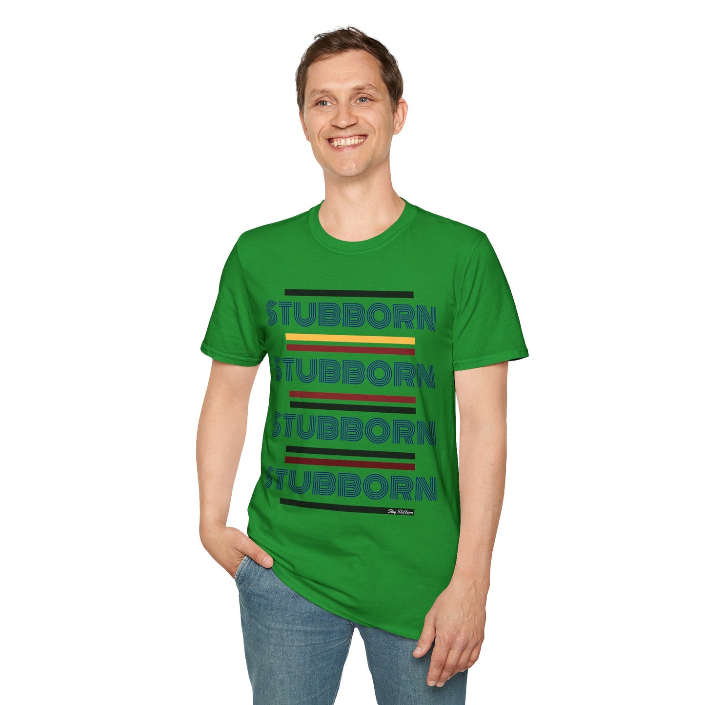 Stay Stubborn Retro - Men's T-Shirt