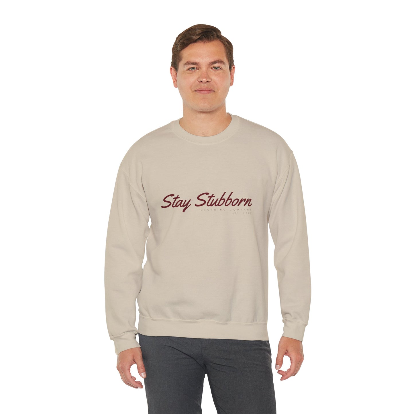 Stubborn - Men's Crewneck Sweatshirt