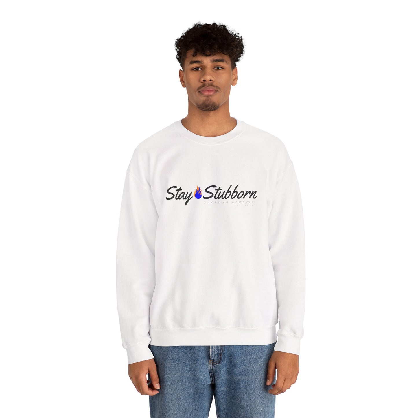 Stubborn - Men's Crewneck Sweatshirt