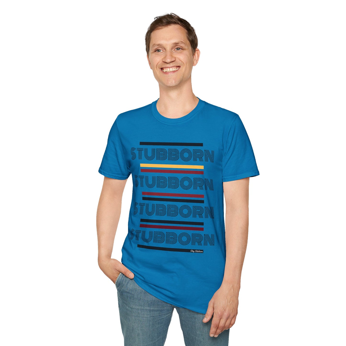 Stay Stubborn Retro - Men's T-Shirt