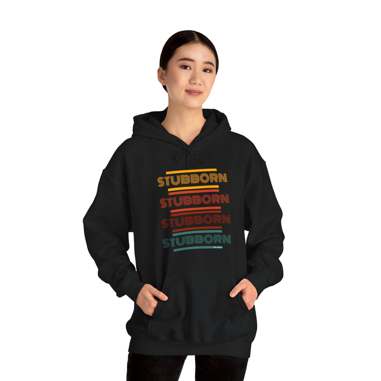 Stay Stubborn Retro - Women's Hoodie