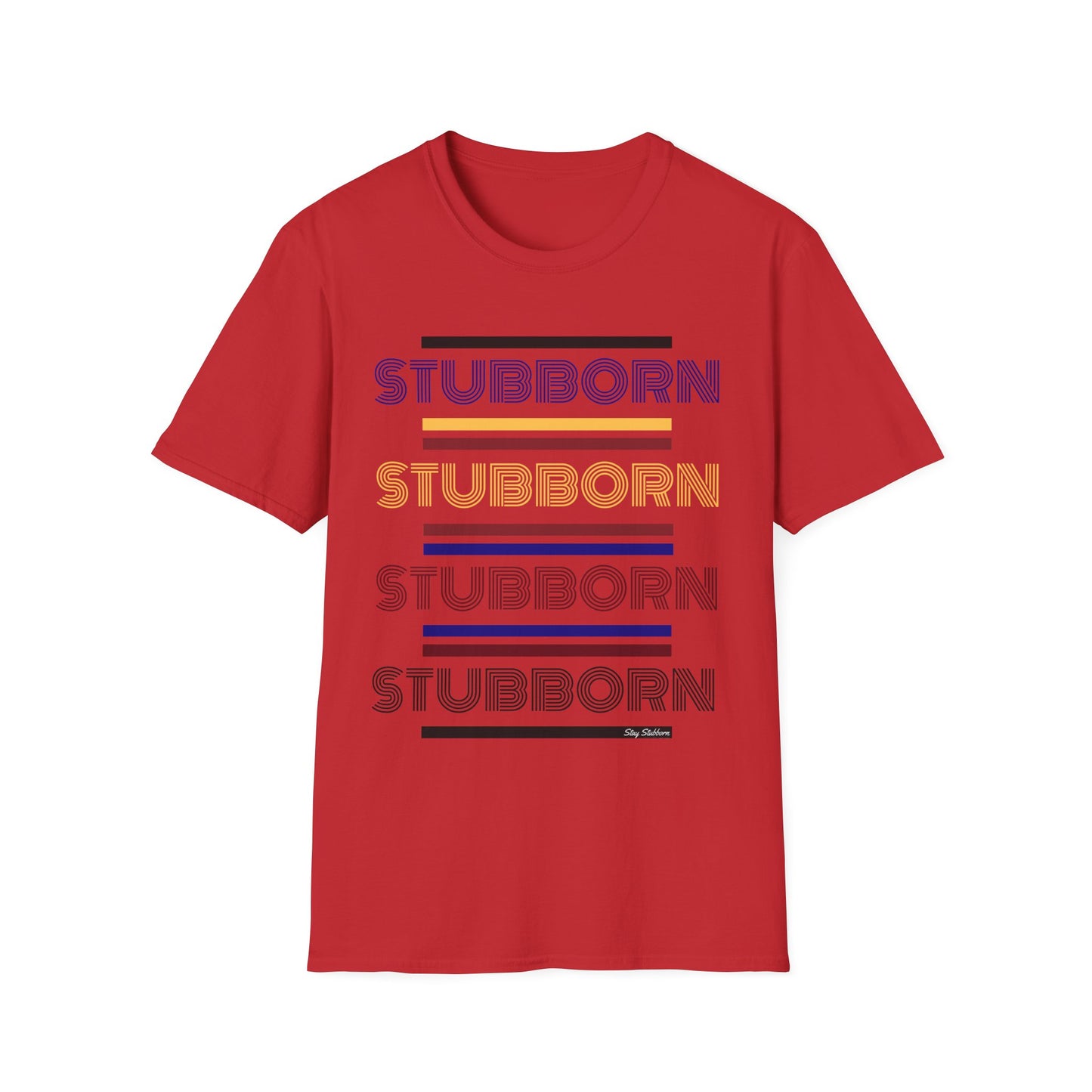 Stay Stubborn Retro - Men's T-Shirt