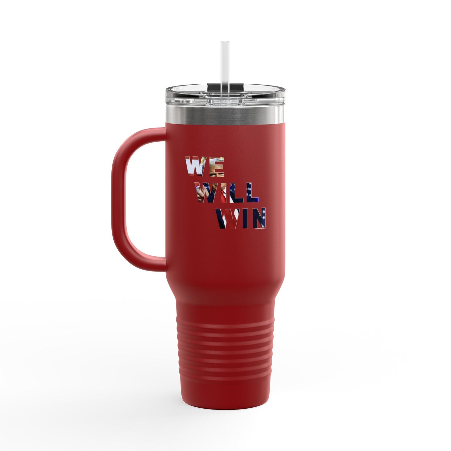 We Will Win - 40oz Insulated Travel Mug -