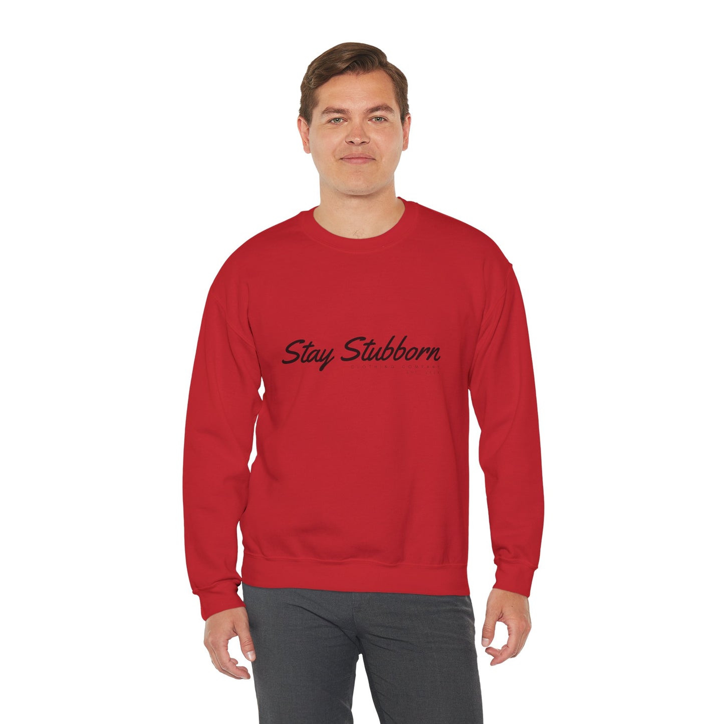 Stubborn - Men's Crewneck Sweatshirt