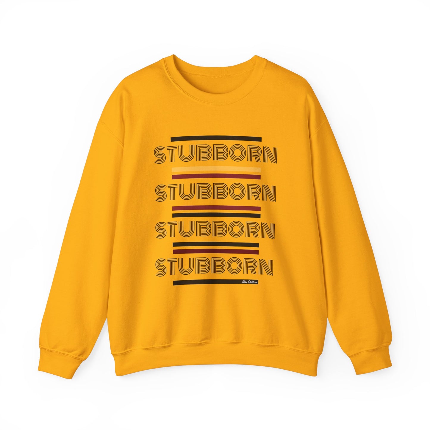 Stay Stubborn Retro - Women's Crewneck Sweatshirt