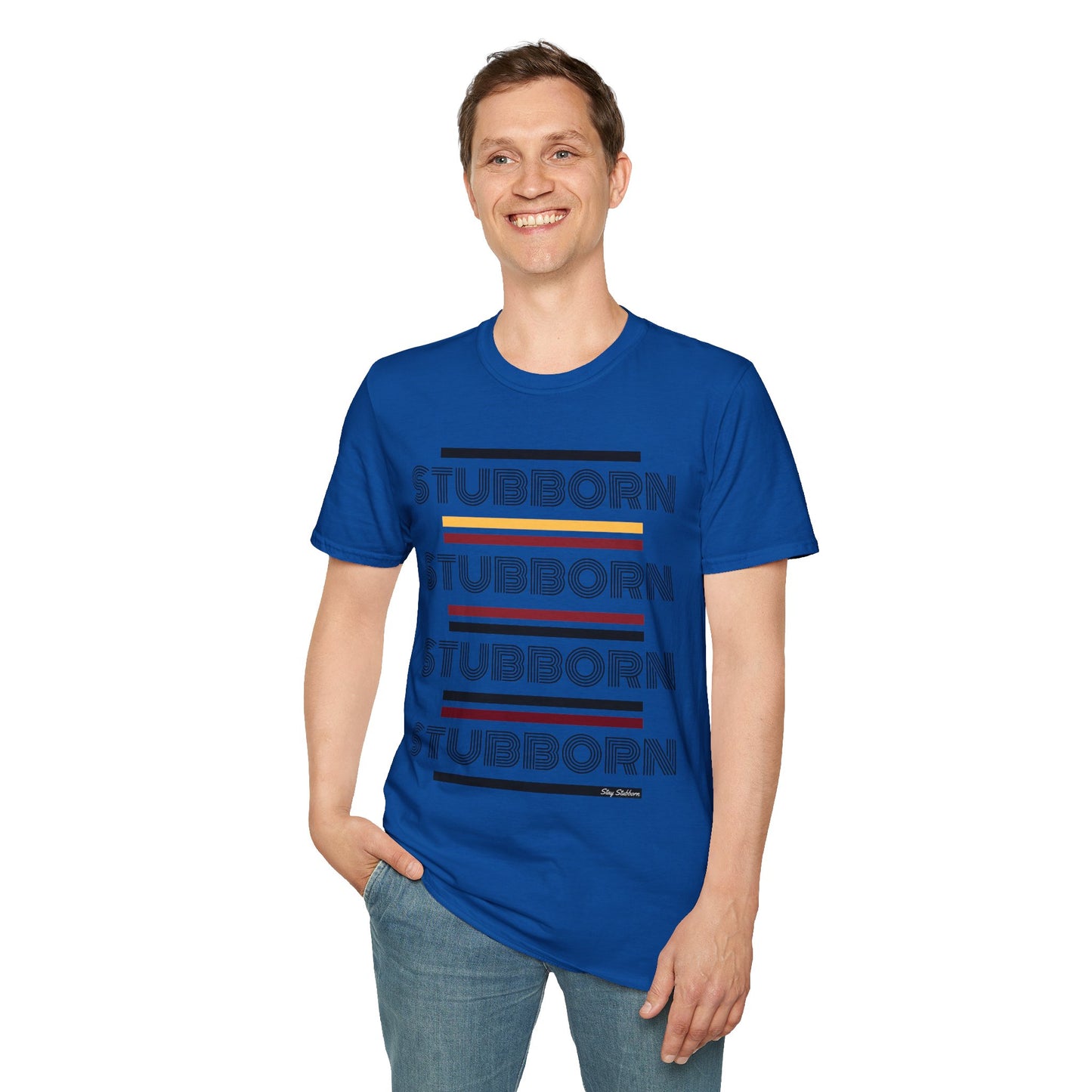 Stay Stubborn Retro - Men's T-Shirt