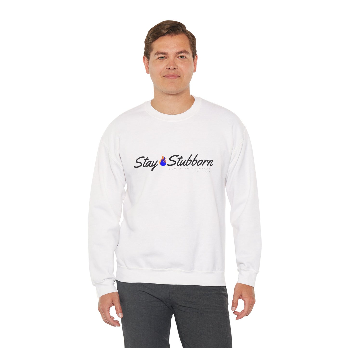 Stubborn - Men's Crewneck Sweatshirt