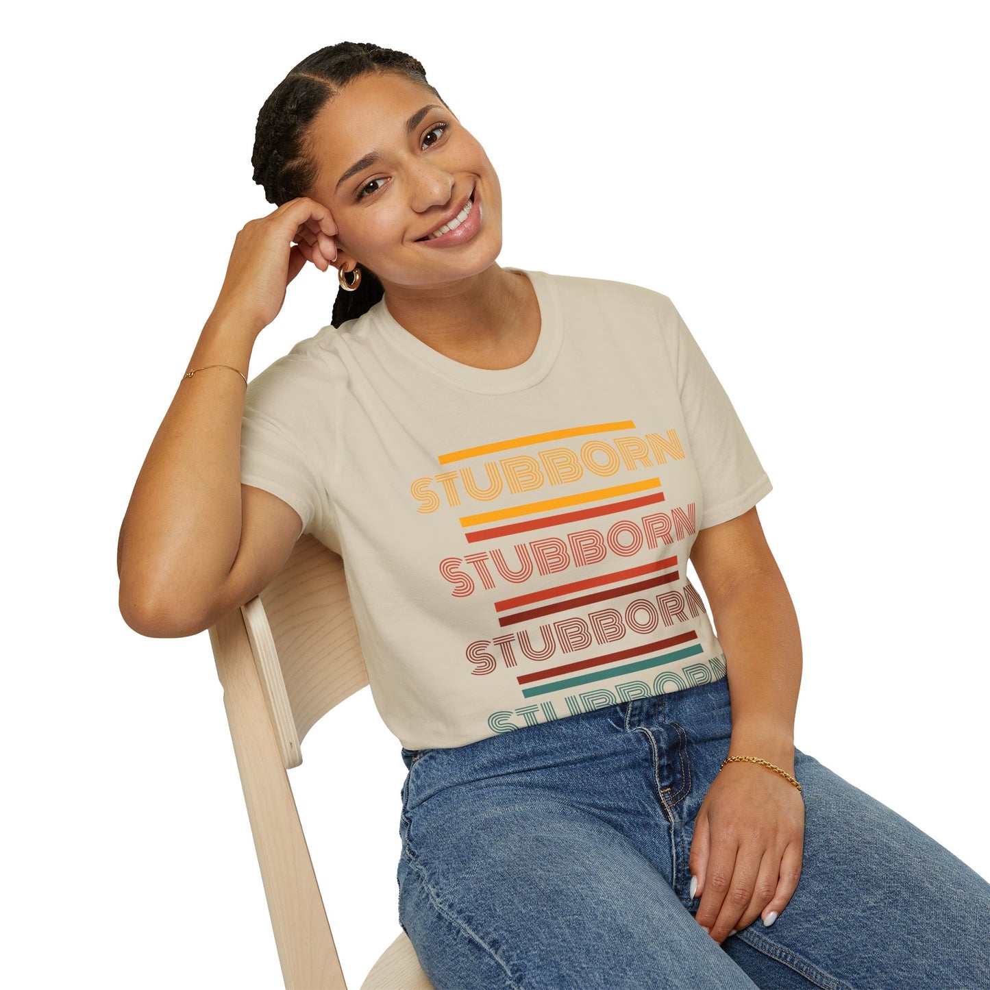 Stay Stubborn Retro - Women's T-Shirt