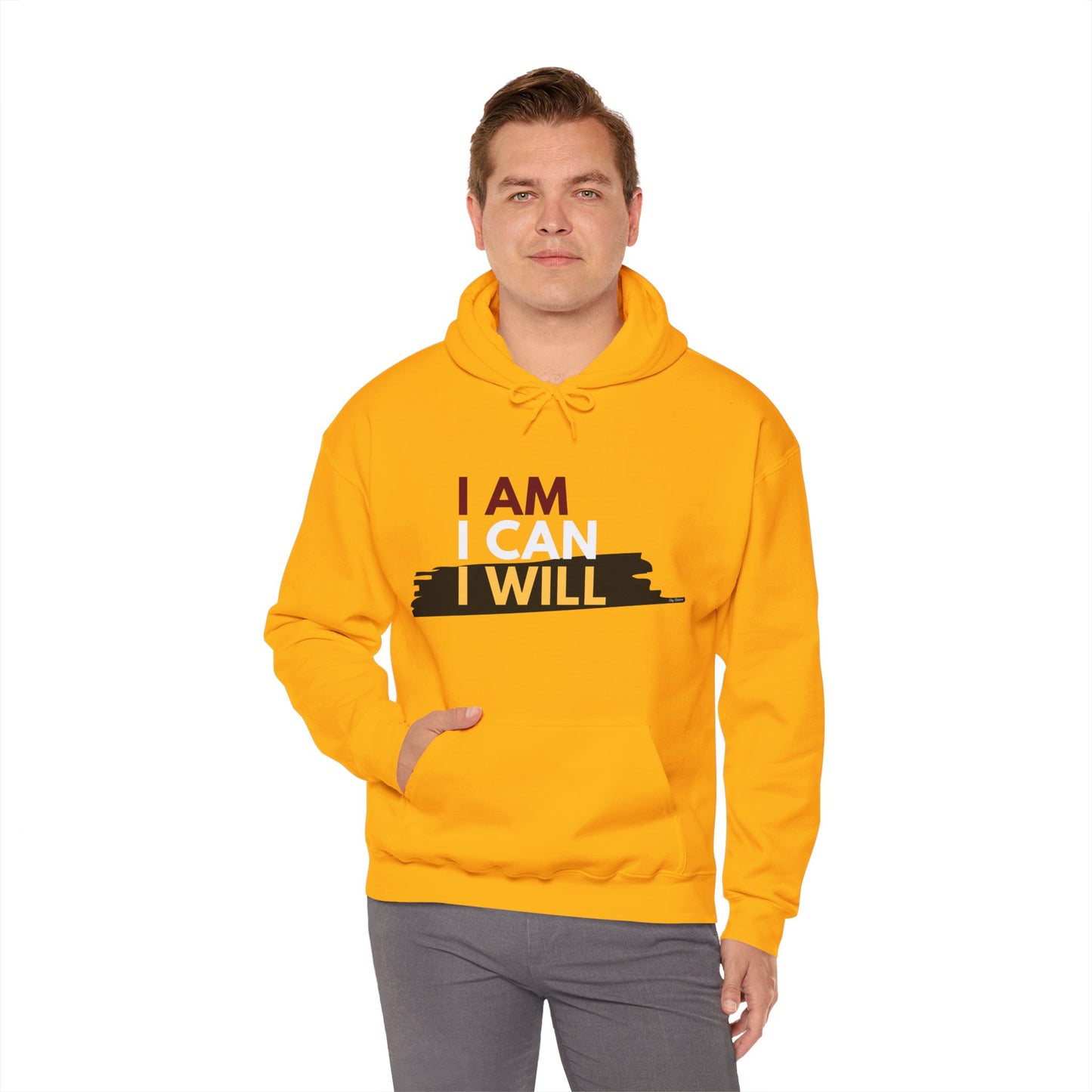 I AM, I CAN, I WILL - Men's Hoodie
