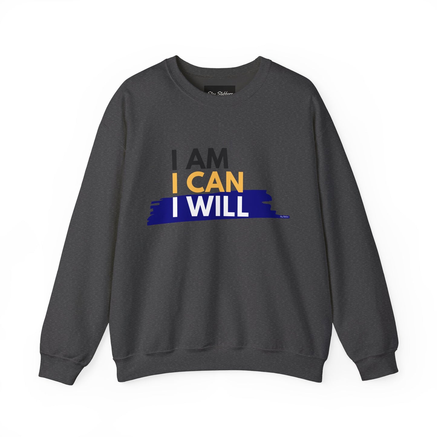 I AM, I CAN, I WILL - Men's Crewneck Sweatshirt
