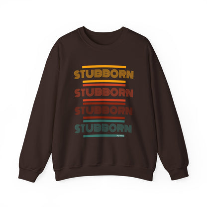 Stay Stubborn Retro - Women's Crewneck Sweatshirt