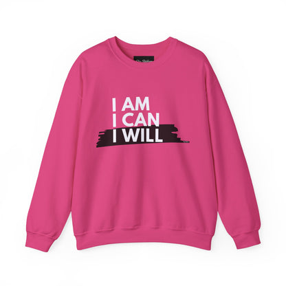 I AM, I CAN, I WILL - Men's Crewneck Sweatshirt