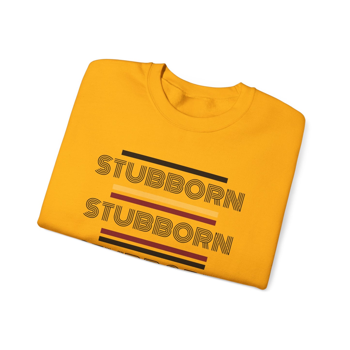 Stay Stubborn Retro - Women's Crewneck Sweatshirt