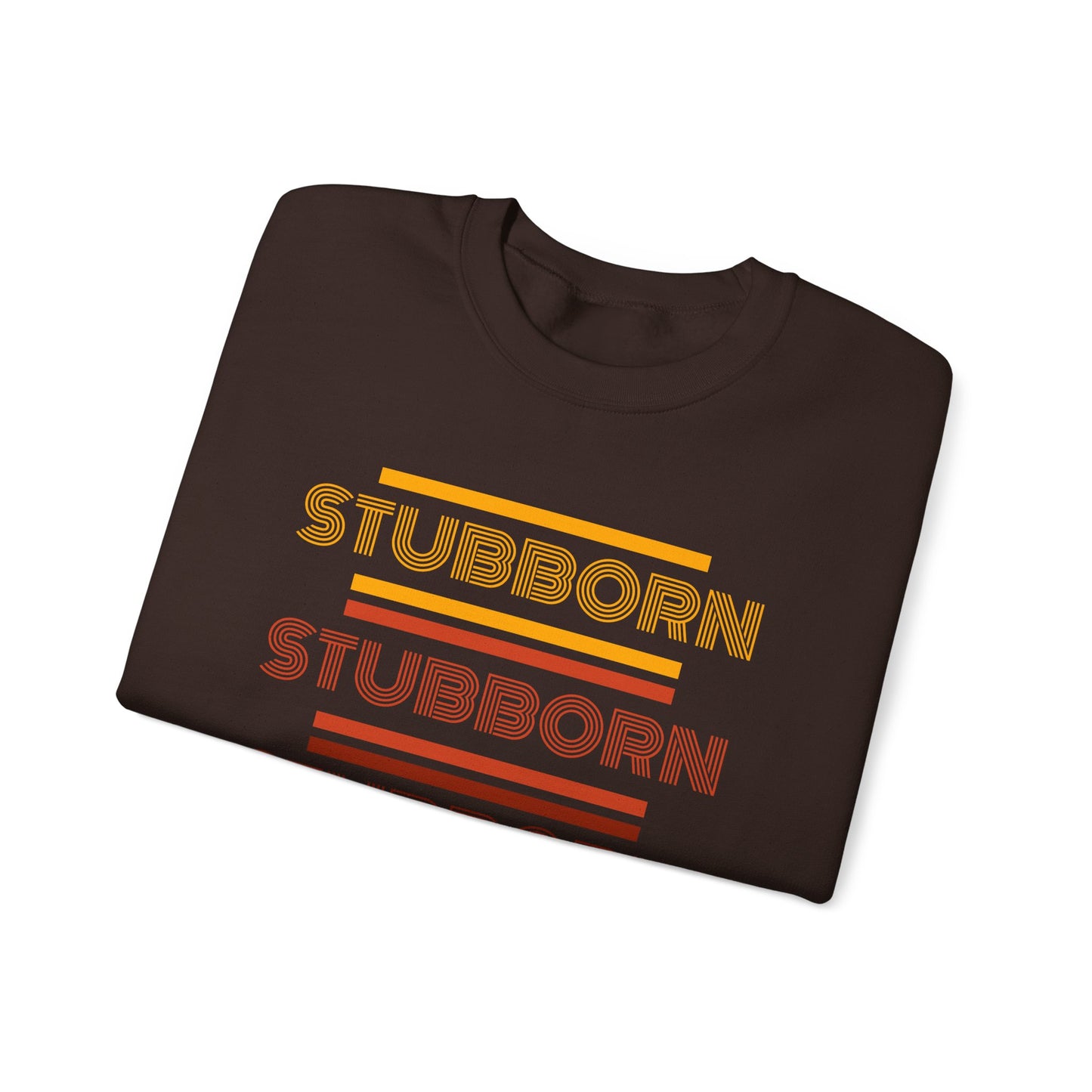 Stay Stubborn Retro - Women's Crewneck Sweatshirt