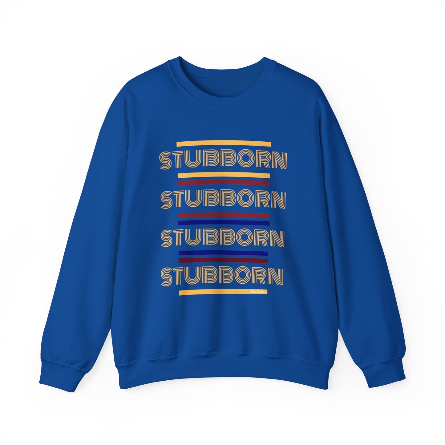 Stay Stubborn Retro - Women's Crewneck Sweatshirt