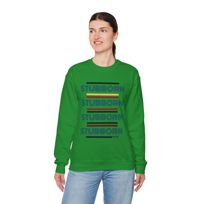Stay Stubborn Retro - Women's Crewneck Sweatshirt