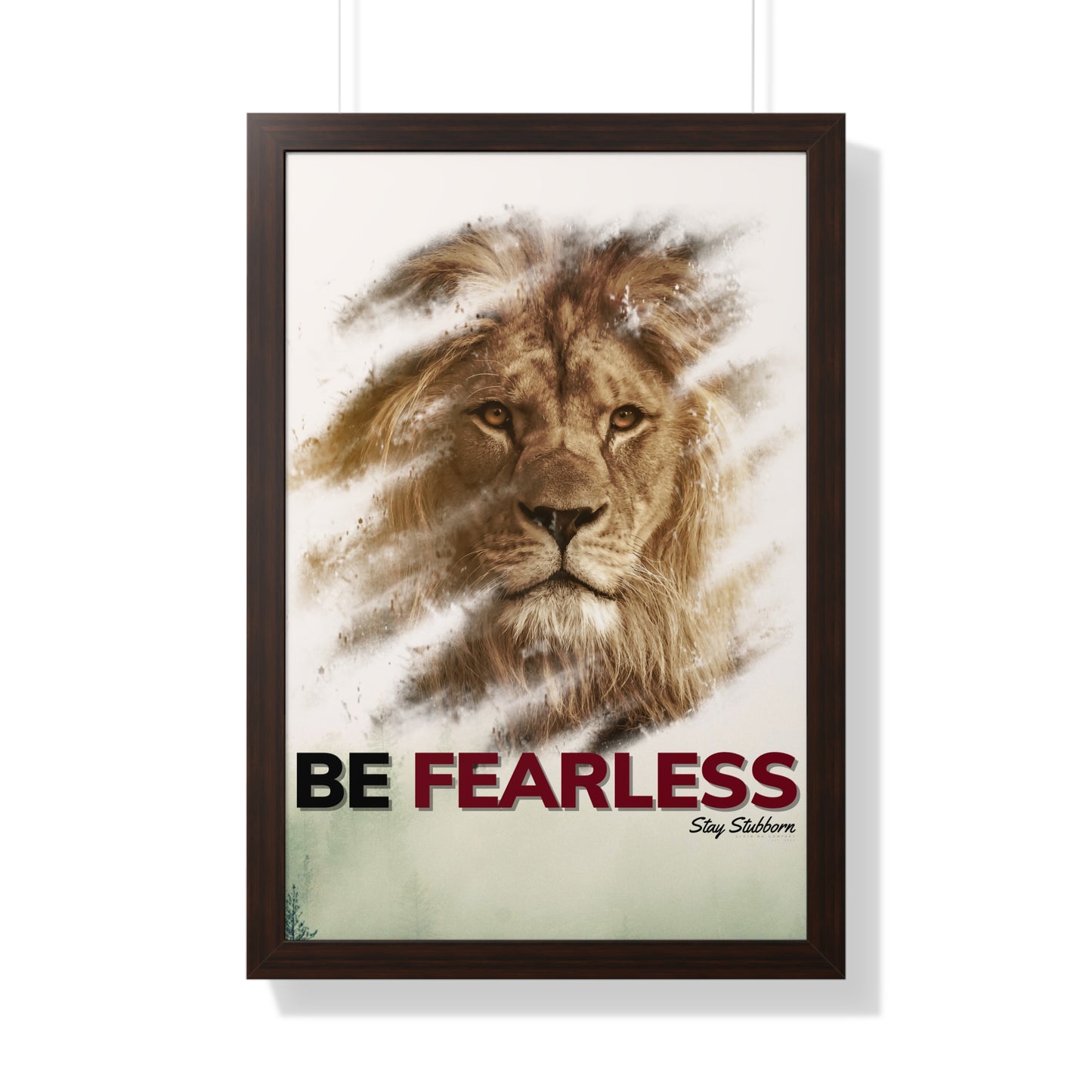 Fearless - Framed Vertical Poster