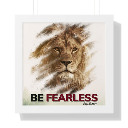 Fearless - Framed Vertical Poster