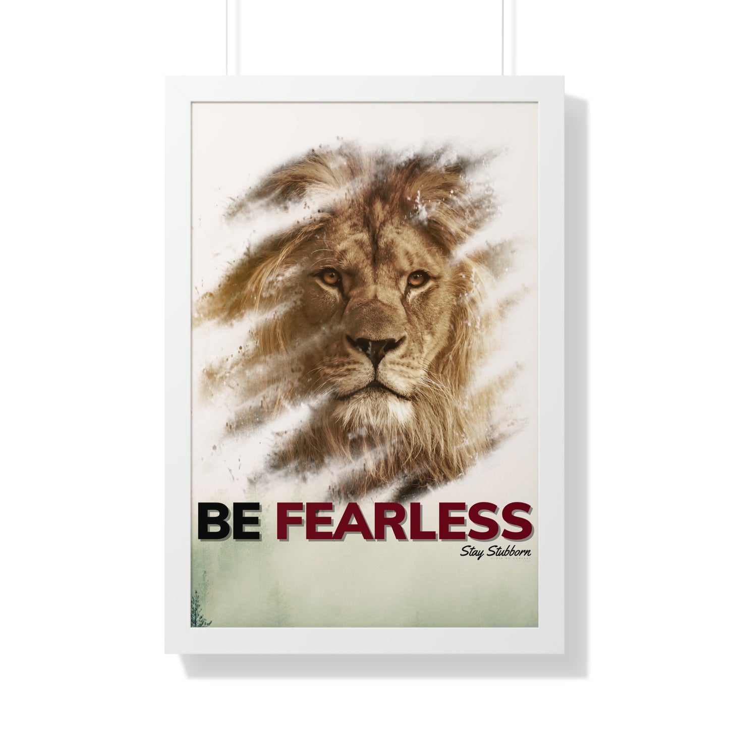 Fearless - Framed Vertical Poster