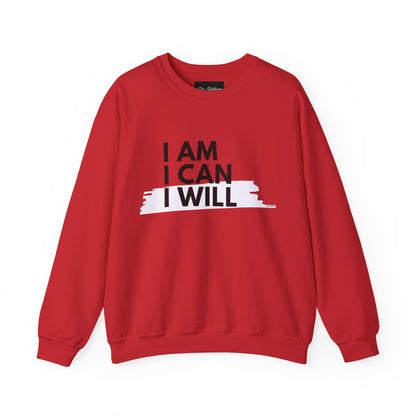 I AM, I CAN, I WILL - Men's Crewneck Sweatshirt