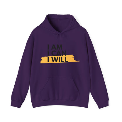 I AM, I CAN, I WILL - Men's Hoodie