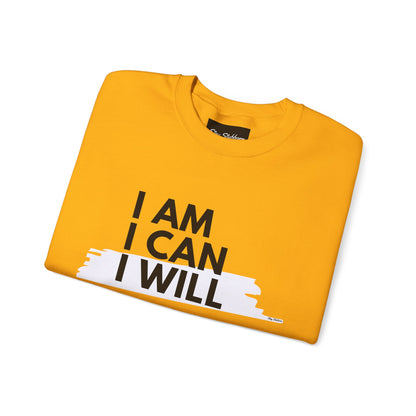 I AM, I CAN, I WILL - Men's Crewneck Sweatshirt