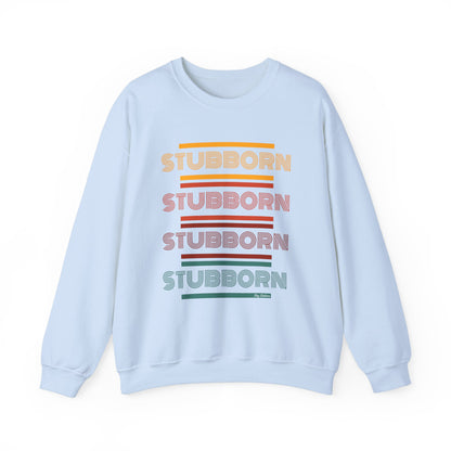 Stay Stubborn Retro - Women's Crewneck Sweatshirt
