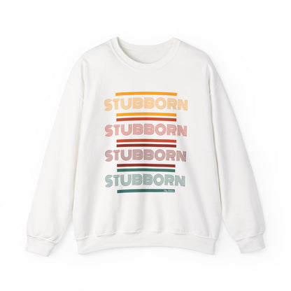 Stay Stubborn Retro - Women's Crewneck Sweatshirt