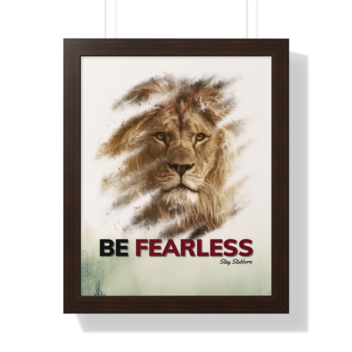 Fearless - Framed Vertical Poster