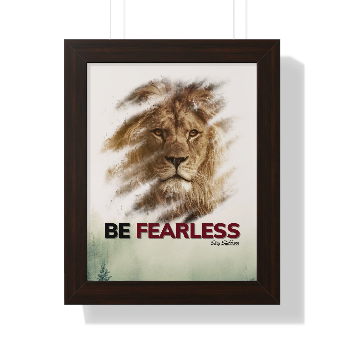 Fearless - Framed Vertical Poster