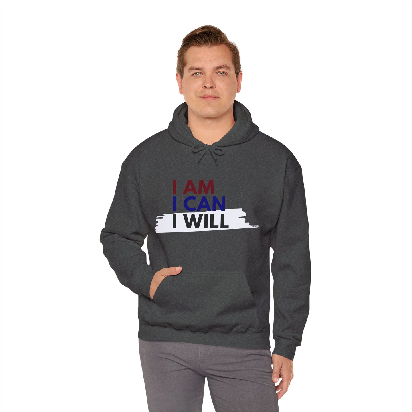 I AM, I CAN, I WILL - Men's Hoodie