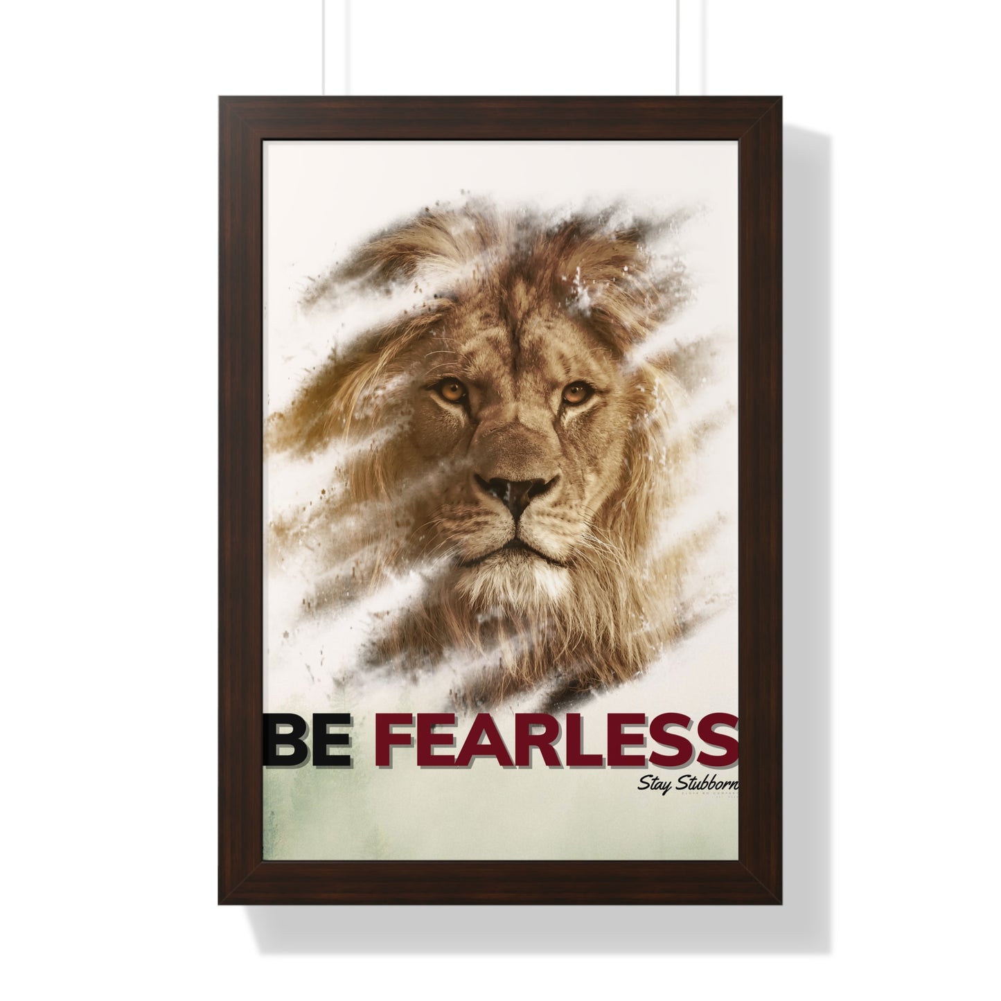 Fearless - Framed Vertical Poster